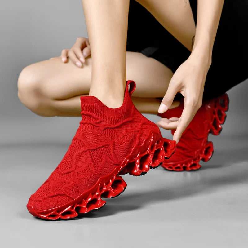 Crimson Stride Sneakers 79 Shoes