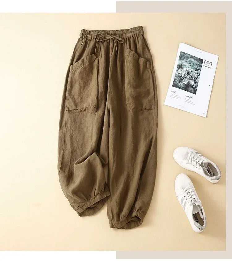 Organic Serenity Linen Pants 39 