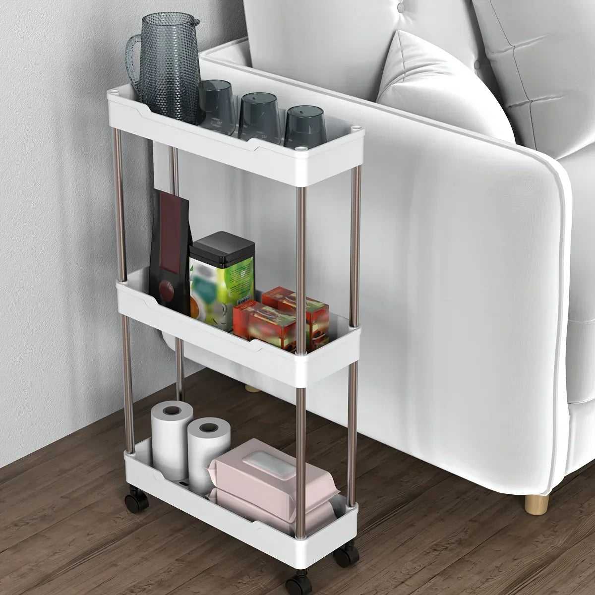 SlimFit Rolling Storage Cart 26 