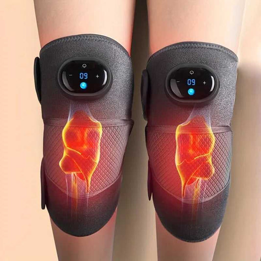 Relief and Rejuvenation Device - Large Heating Area, Vibrating Acupressure Points. Multi-Purpose Design for Shoulder, Elbow, and Knee Relief. Experience Warmth and Well-Being.