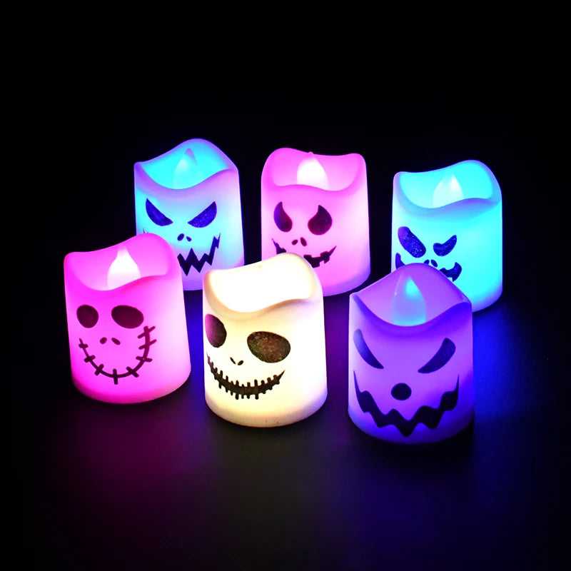 Spooky Glow LED Candle Set 14 