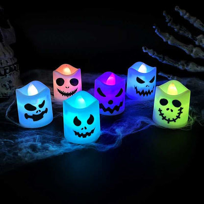 Spooky Glow LED Candle Set 14 