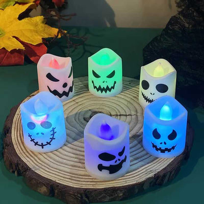 Spooky Glow LED Candle Set 14 